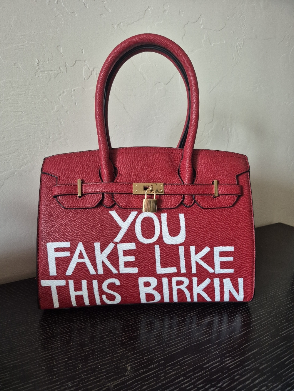 Gorgeous Red Handbag Vegan NEW